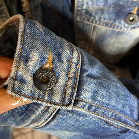 🔥🔥PRPS Acid Wash Denim Fully insulated Trucker Jacket Size: XXL🔥🔥 - Picture 13 of 16